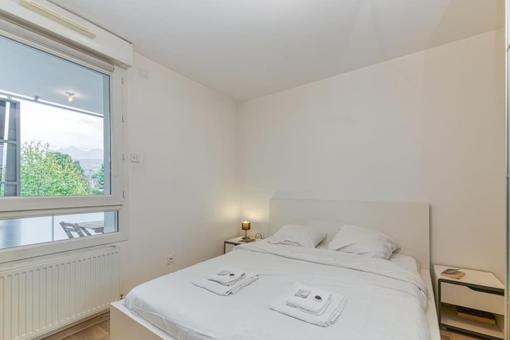 Bel Appartement-Garage Prive-Balcon-Wifi Fibre Rhut Dış mekan fotoğraf