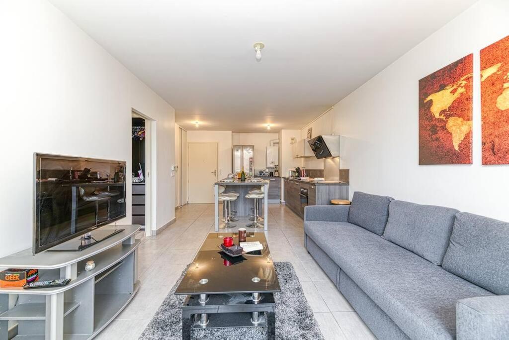 Bel Appartement-Garage Prive-Balcon-Wifi Fibre Rhut Dış mekan fotoğraf